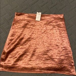 Express satin skirt